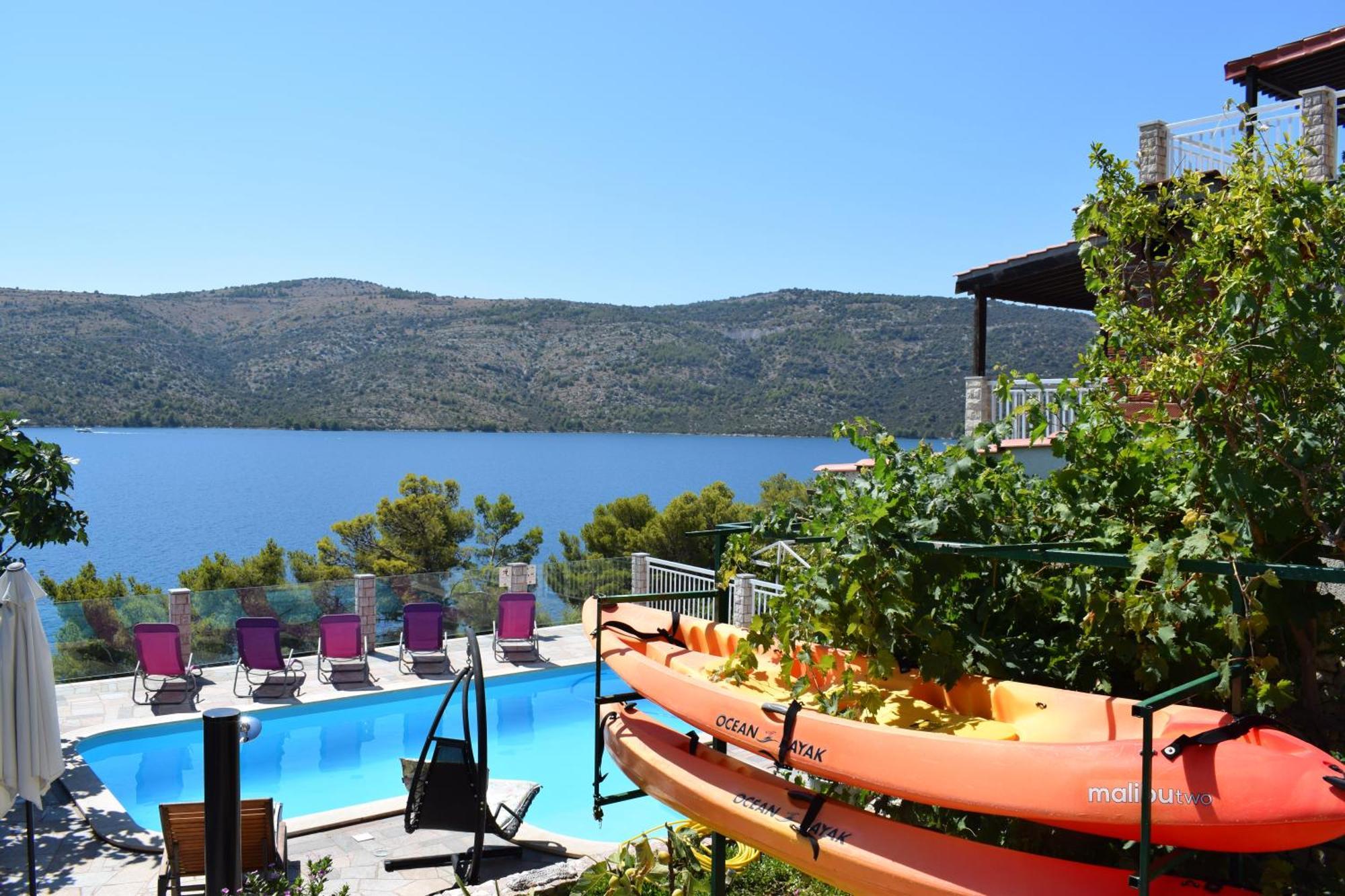 Seaside Villa Near Trogir - Poljica Marina Luaran gambar